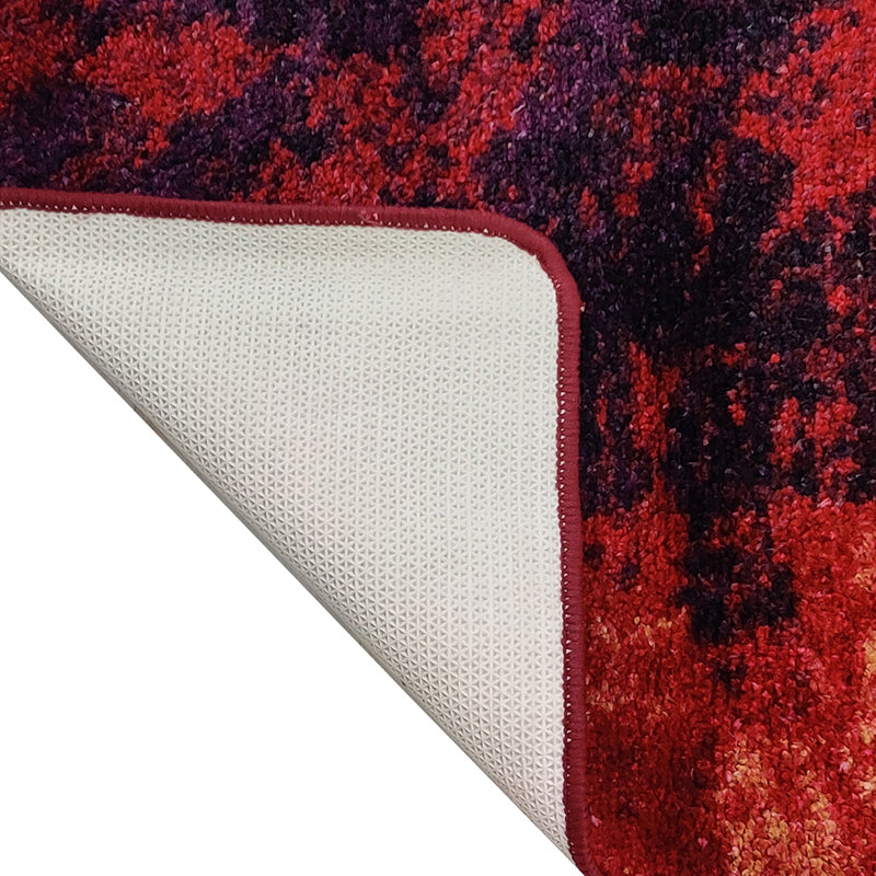 Alera Abstract Micro Fiber Area Rug - Red media 6