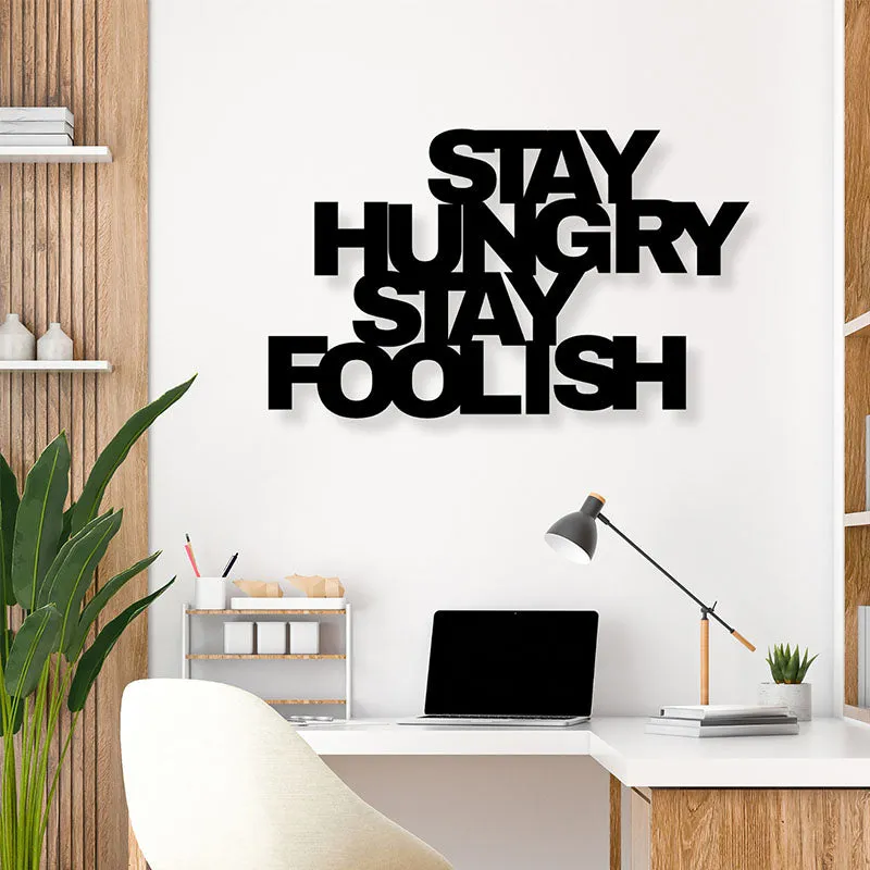 Stay Hungry Iron Wall Accent media 1