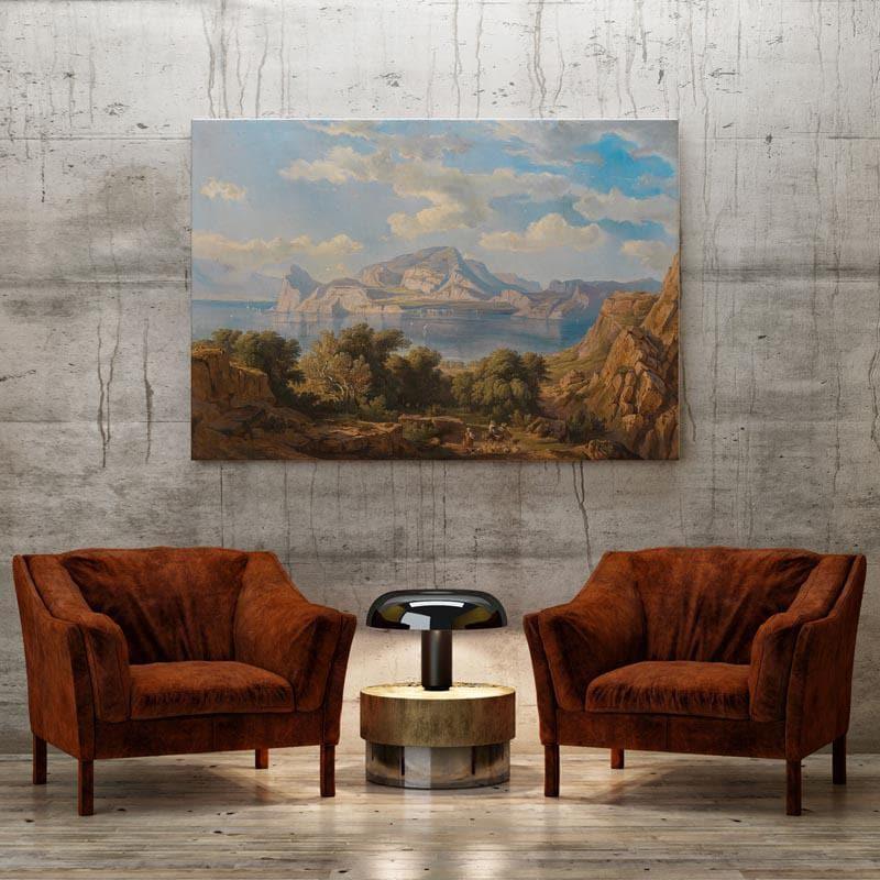 A View of Capo Beach Canvas Painting - Gallery Wrap