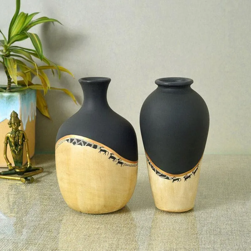 Round Aether Bloom Vase - Set Of Two media 1