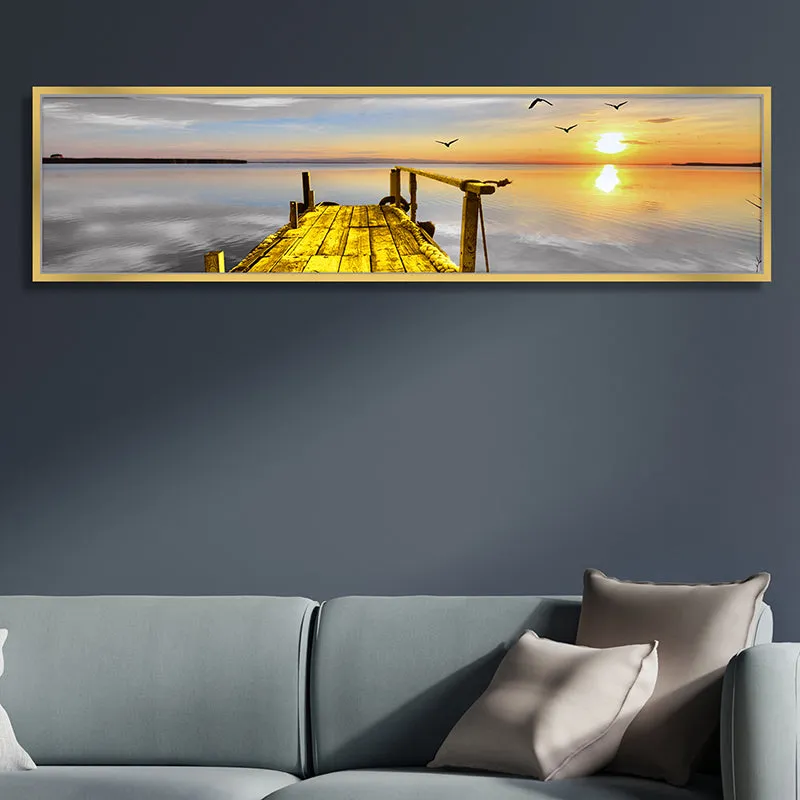 Sunset Pier Wall Art media 1