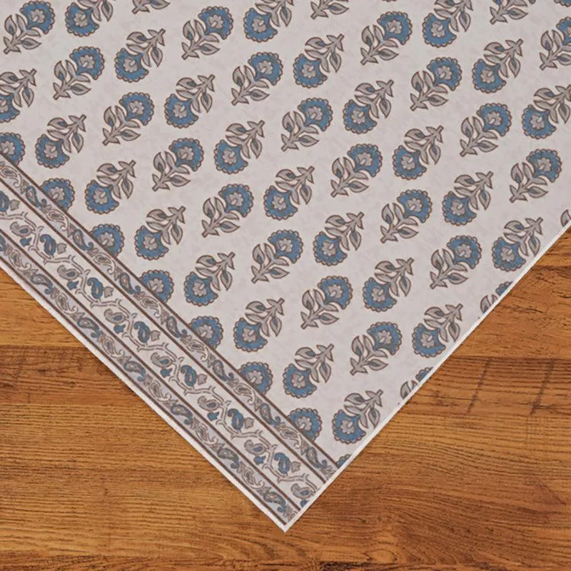 Aldor Ethnic Polyester Anti-Skid Polyester Carpet media 5