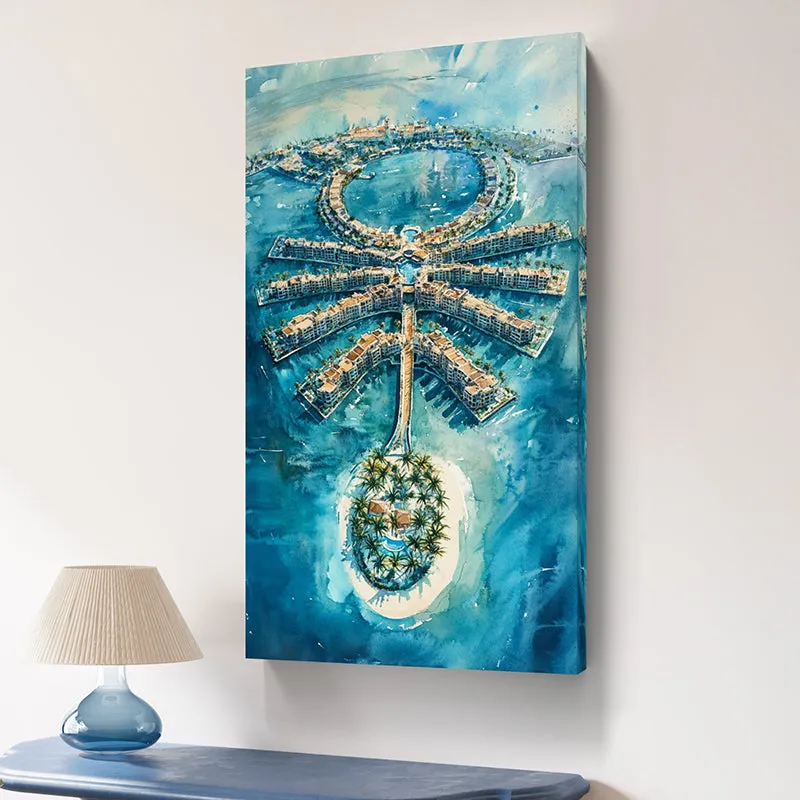 Azure Visions Wall Painting media 4