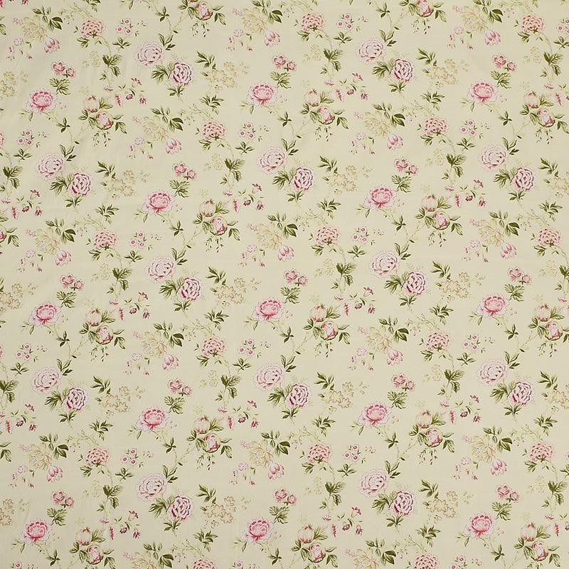 Quince Floral Microfiber Bedsheet (Beige) - 140 GSM media 4