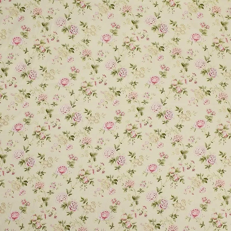 Quince Floral Microfiber Bedsheet (Beige) - 140 GSM media 4