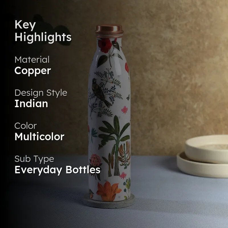 Petal & Plume Copper Bottle - 950 mL media 2