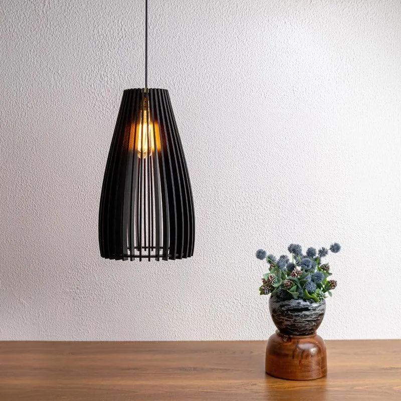 Lisatte Wooden Ceiling Lamp media 1
