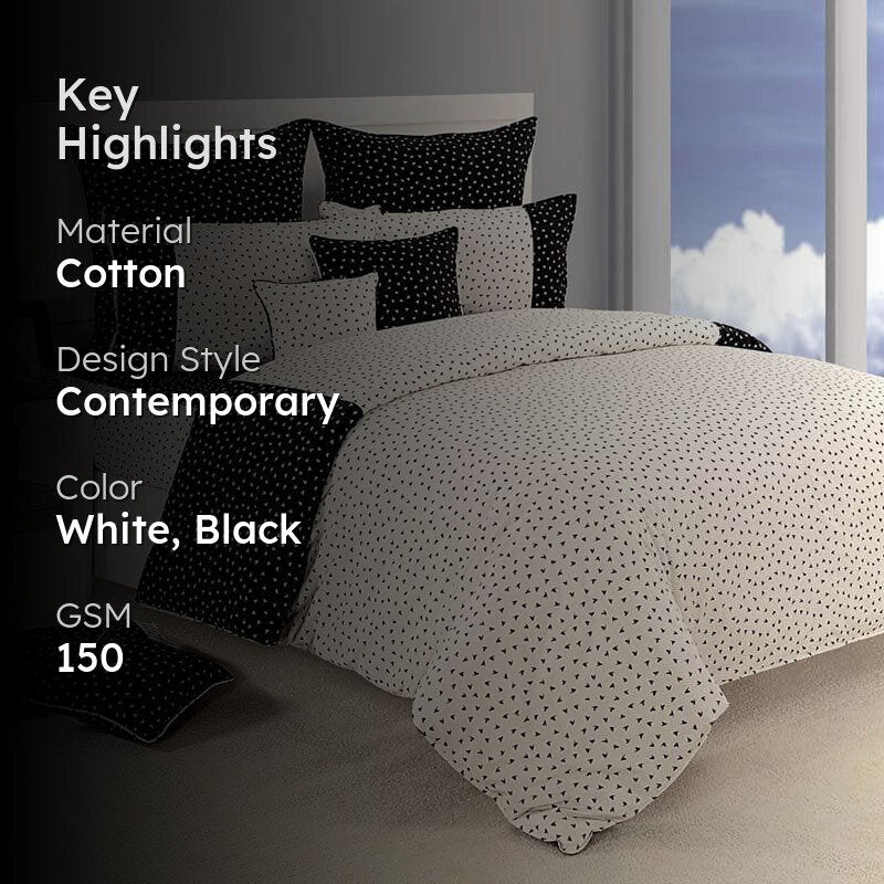 Swayam Feather Touch Cotton Comforter - 150 GSM media 2
