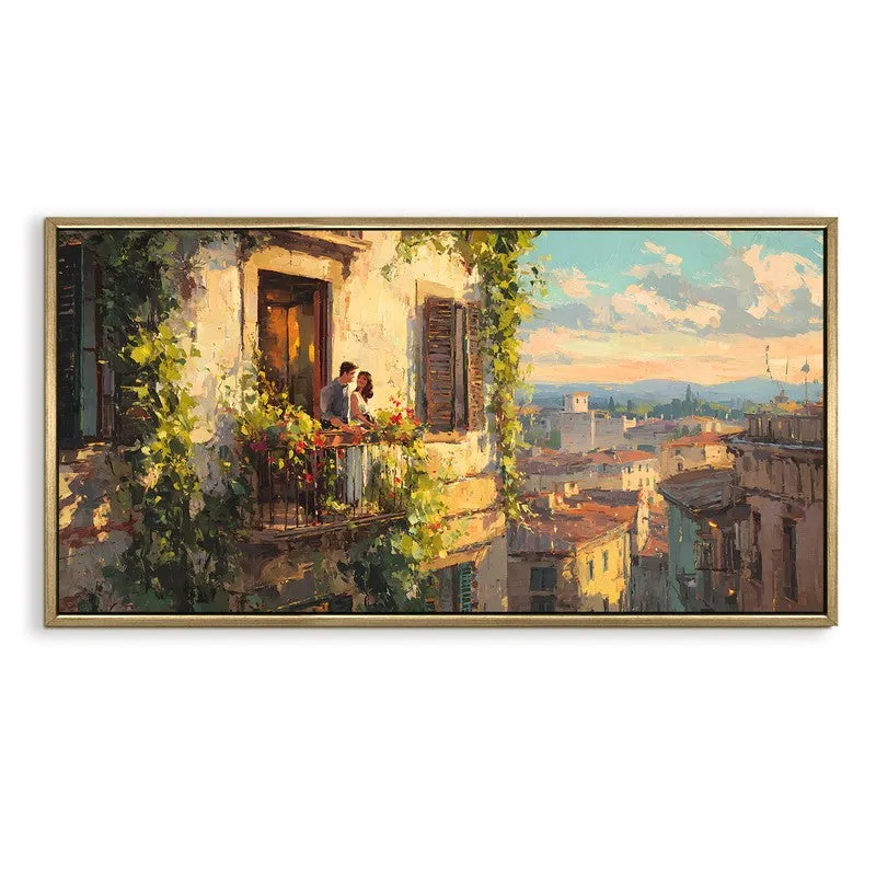 Romantic South Canvas Wall Painting With Frame media 3