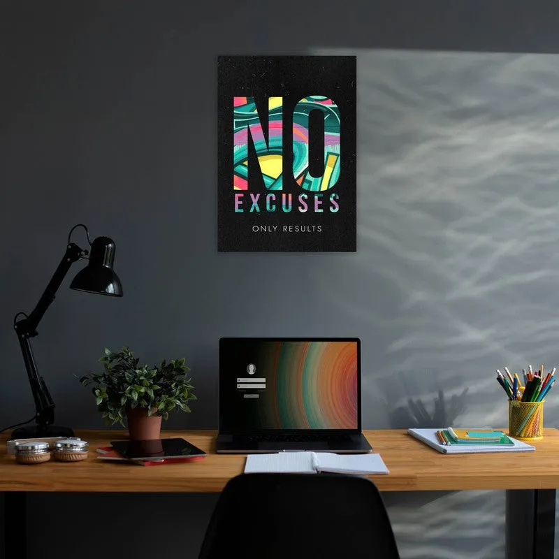No Excuses Vibes Wall Poster media 3