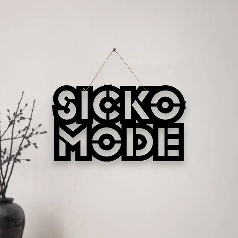 Sicko Mode Mild Steel Wall Accent media 1
