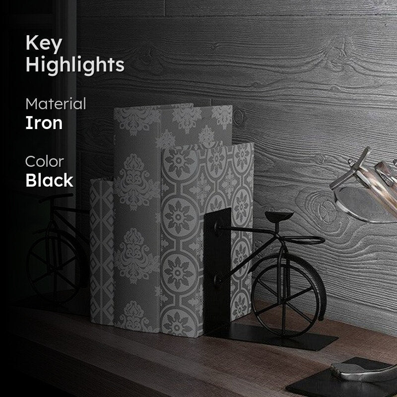 Bicycle Support Bookend - Set Of Two media 2