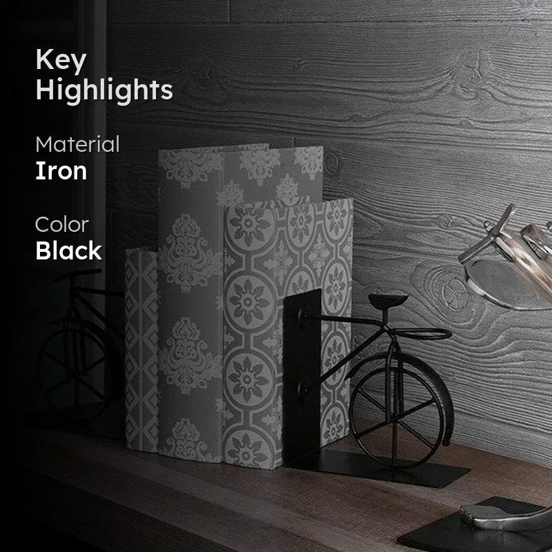 Bicycle Support Bookend - Set Of Two media 2