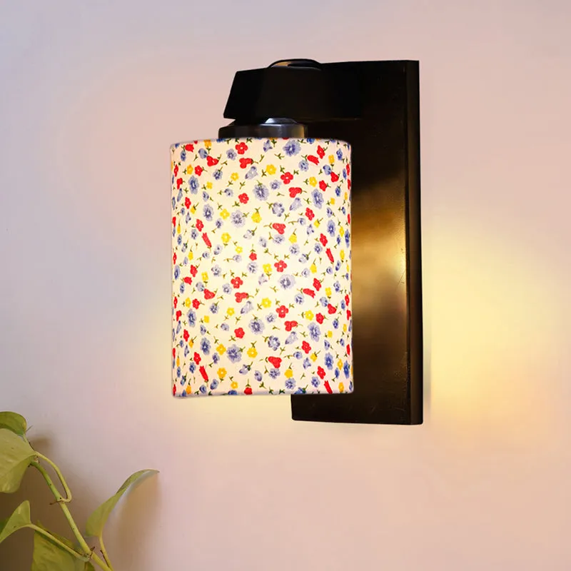 Eyrie Tiny Fleur Wooden Wall Lamp media 1