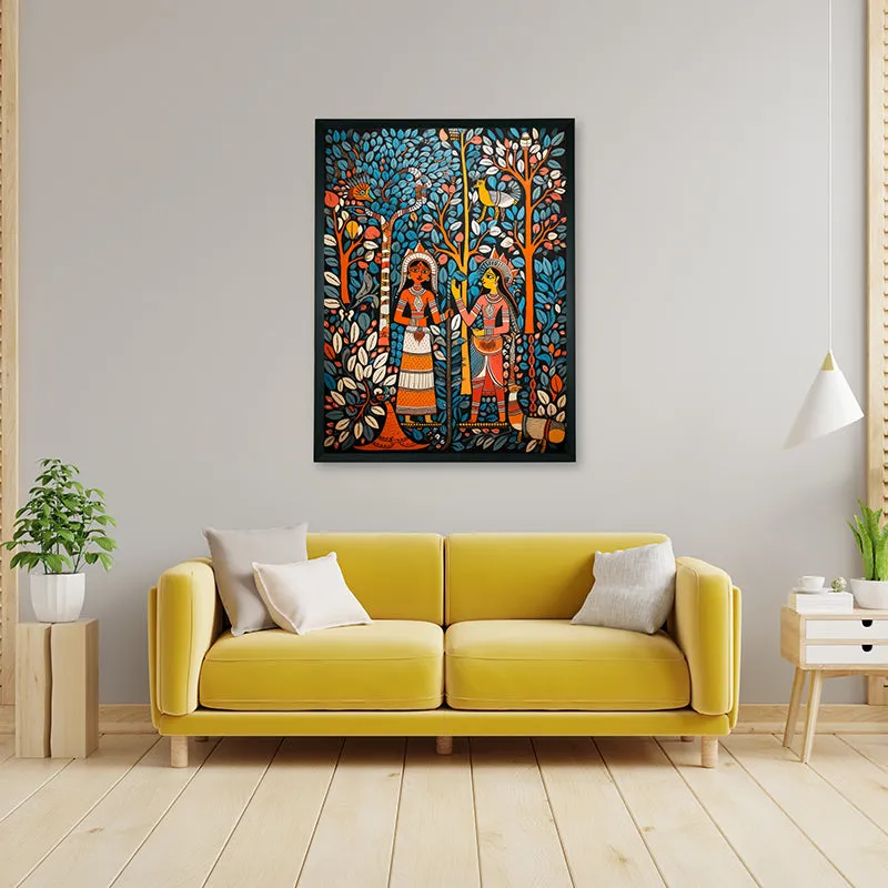 Holy Feminine Gather Canvas Wall Art media 5