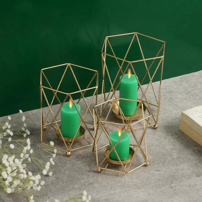 Vistarax Nest Tealight Candle Holder - Set Of Three media 3