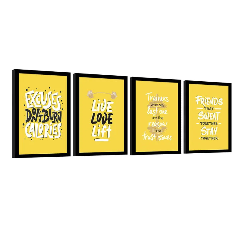 No Excuse Wall Art - Set Of Six media 5