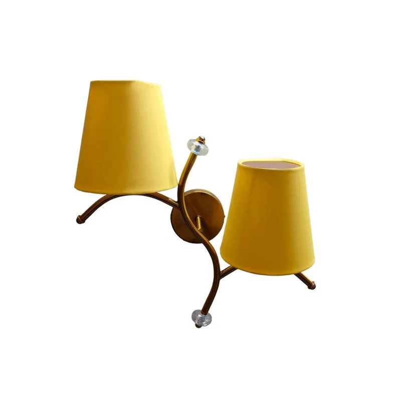 GlowStem Twin Cotton Wall Lamp - Yellow media 4