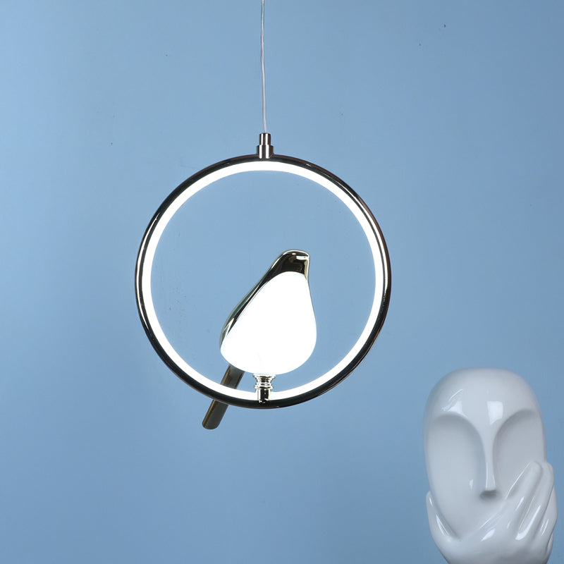 Avian Halo Iron Ceiling Lamp - Round media 2