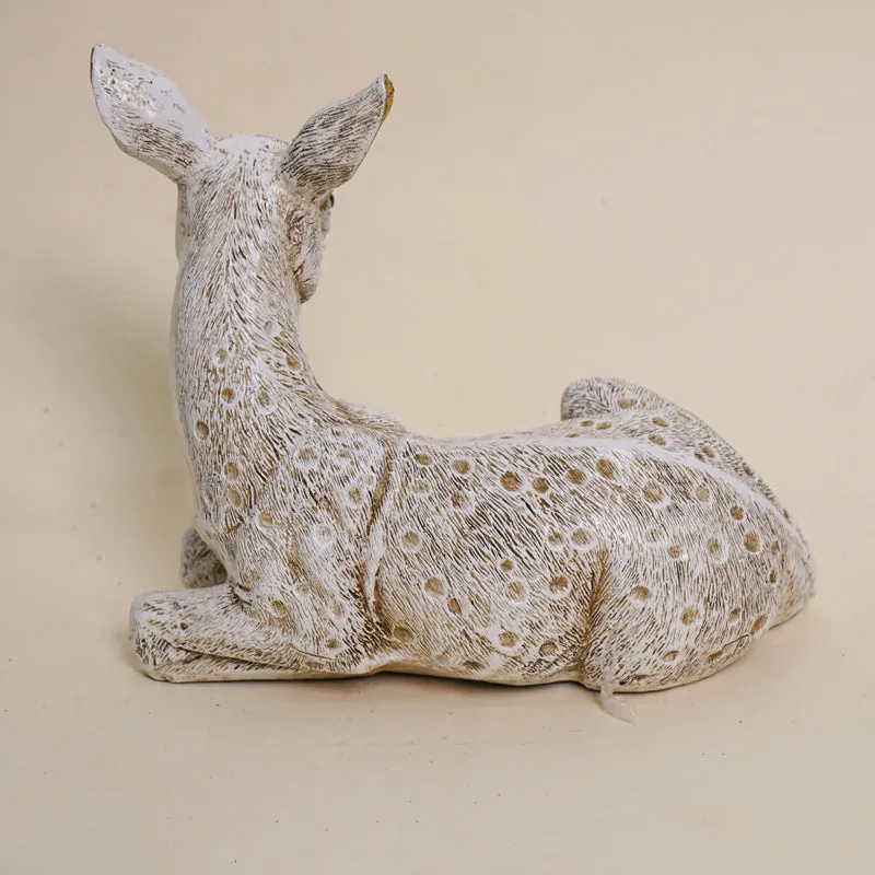 Spotted Deer Resin Show Piece media 4