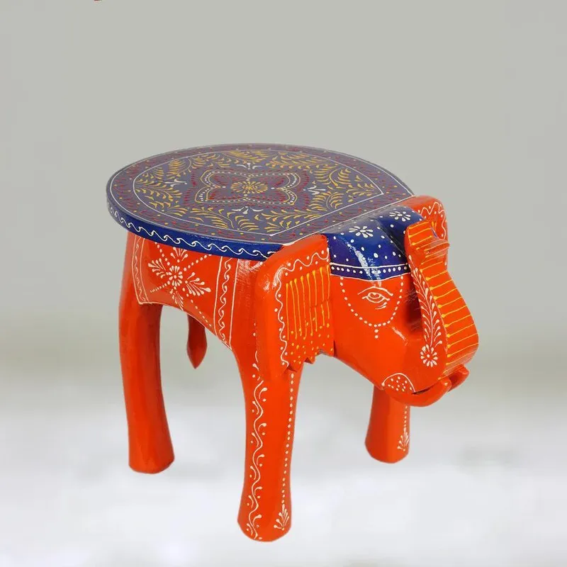 The Painted Pachyderm Stools - Multicolor media 3