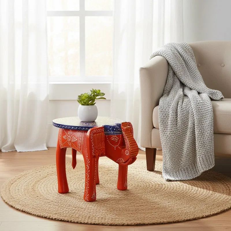 The Painted Pachyderm Stools - Multicolor media 1