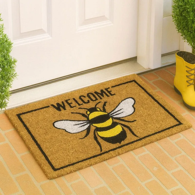 Honey Crest Coir Door Mats - Brown media 1