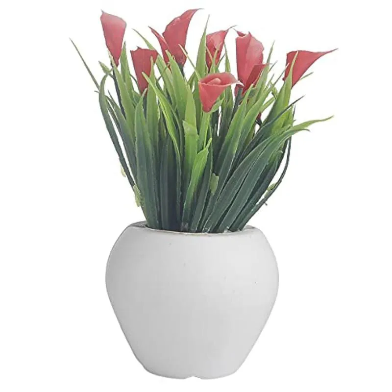 Ember Faux Plant Apple Pot (Purple & Pink) - Set Of Two media 5
