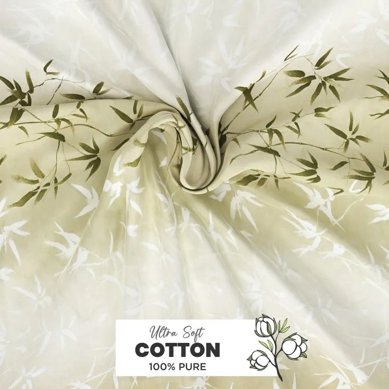 Vornel Cotton Bedsheet (Brown) - 144 TC media 5
