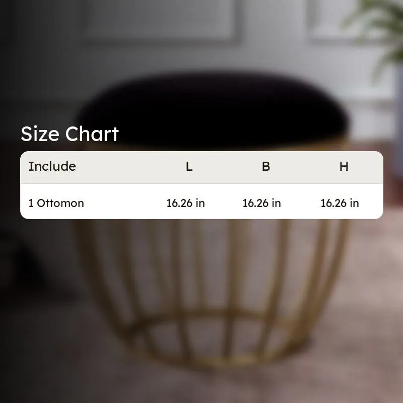 Smooth Drift Ottoman - Black media 7
