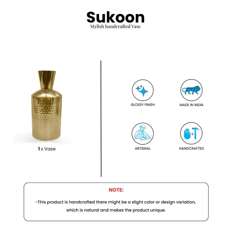 Nivelle Iron Vase - Gold media 7