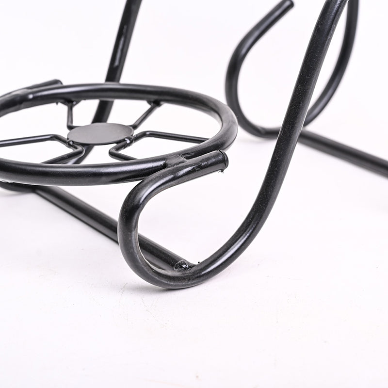 Sylva Sway Two Tier Metal Plant Stand (Black) - Set Of Two media 3