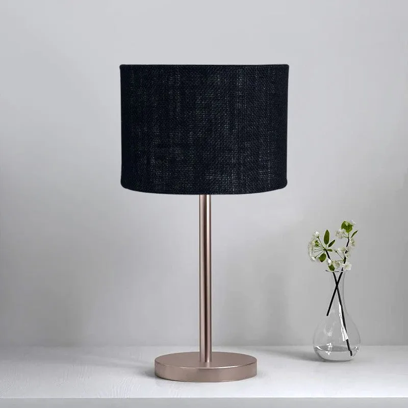 Noctra Calm Glow Metal Table Lamp - Black media 4