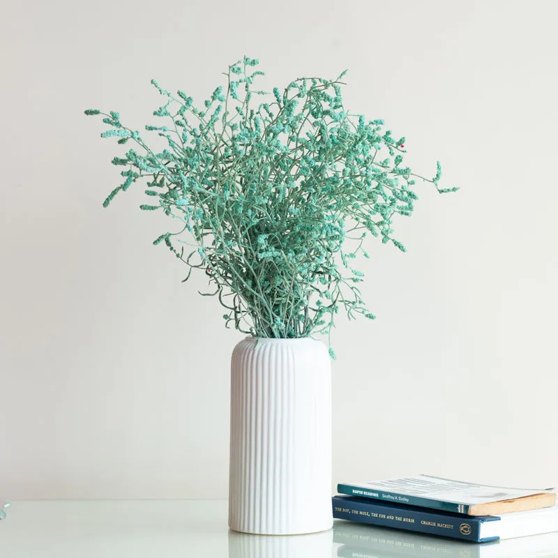 Ariel Dried Statice Flower Bunch - Aqua media 3