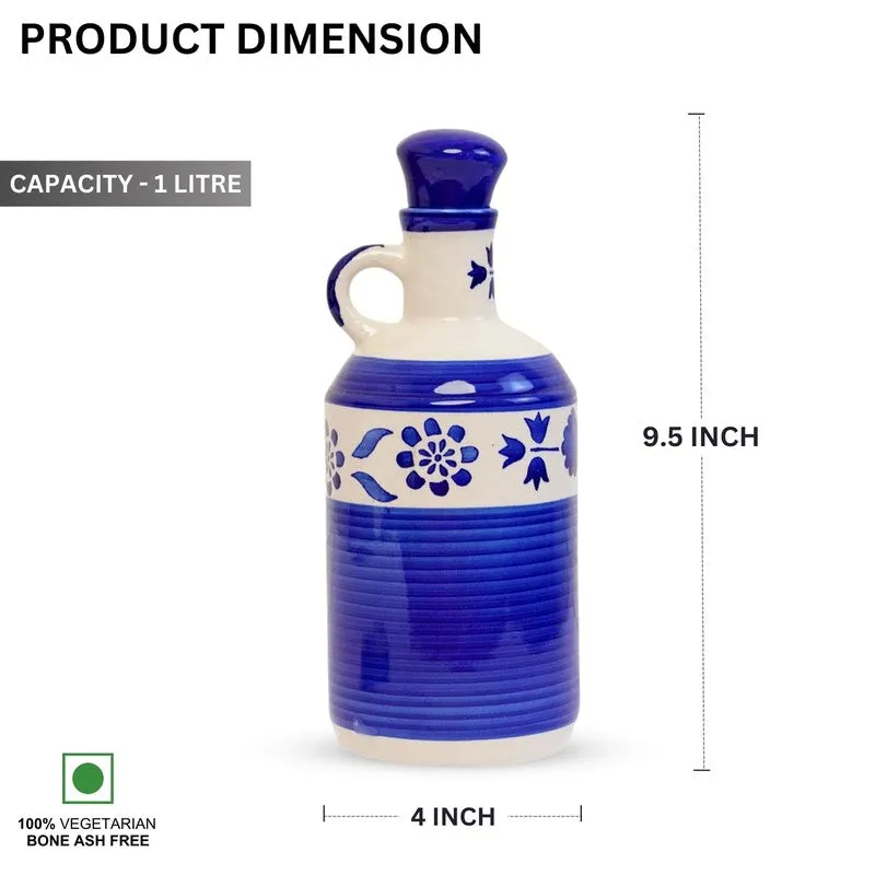 Farmhouse Ceramic Oil Dispenser - 1000 mL media 8