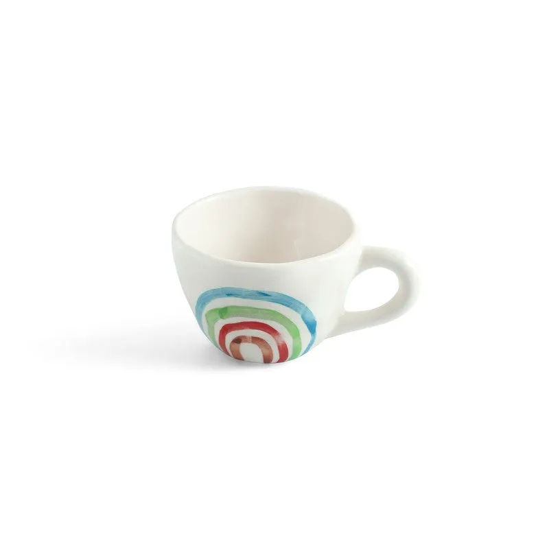 Rainbow Ceramic Tea Cup (220 mL Each) - Set Of Four media 4