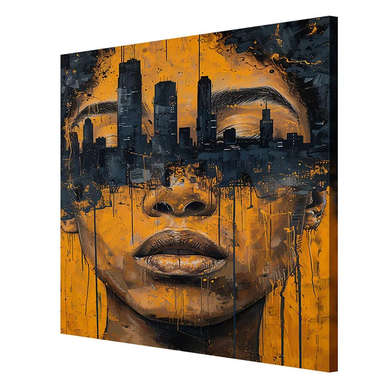 Girl In Dreamland Wall Painting media 6