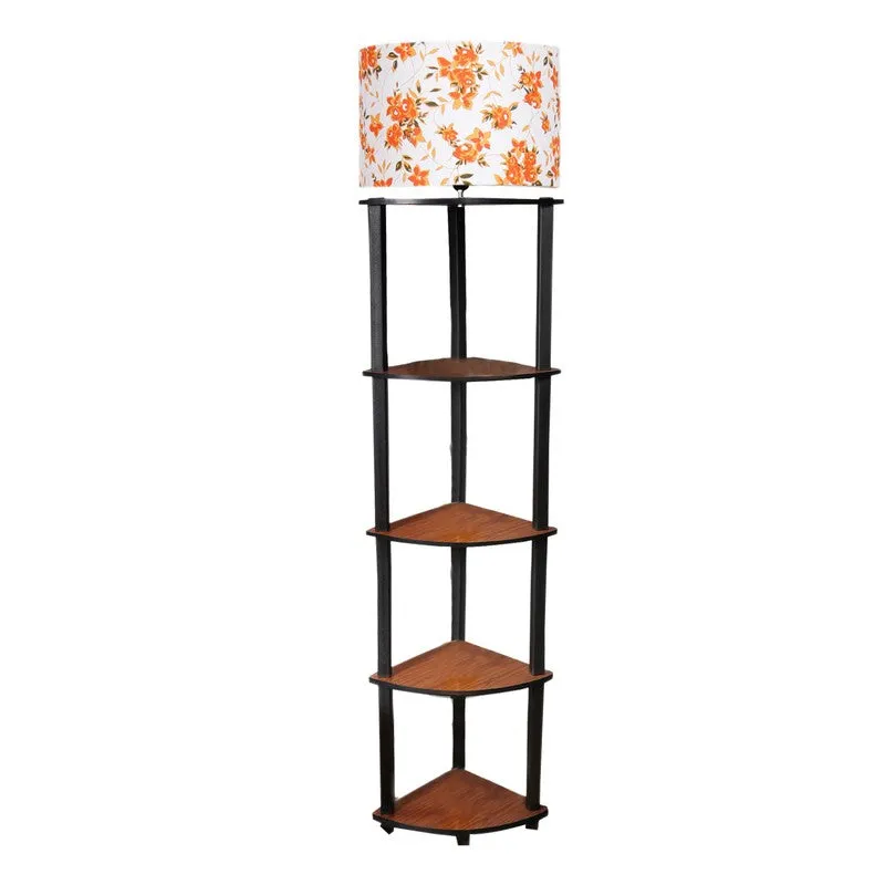 Cylindra Shimmer Floor Lamp I (Floral) media 5