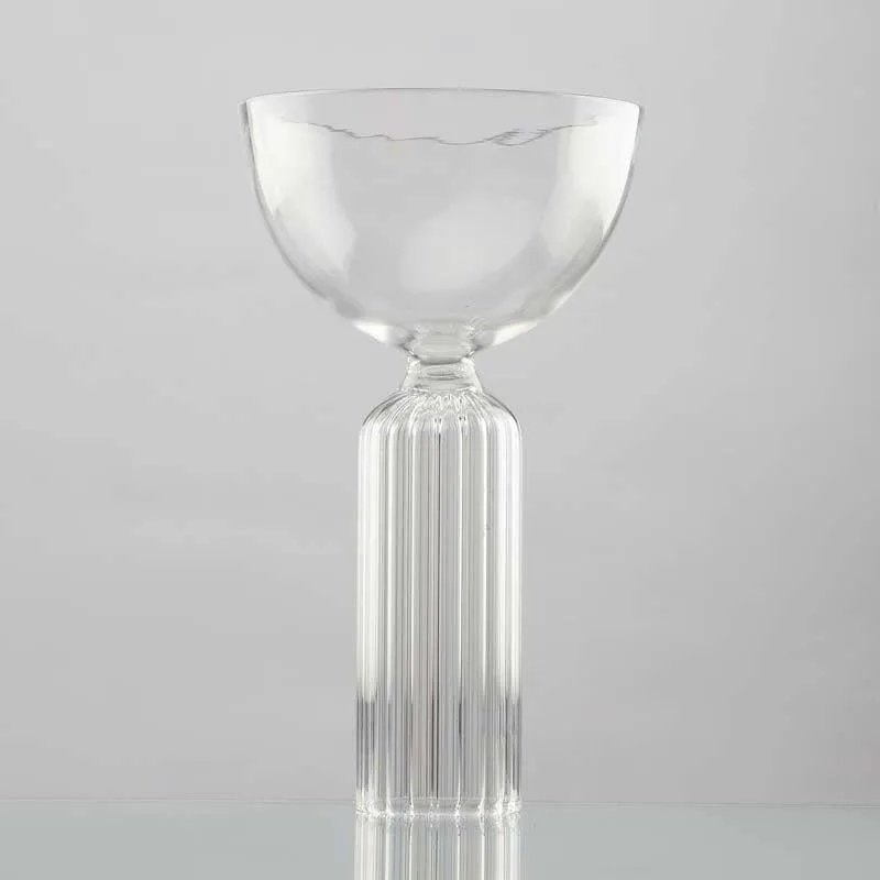Crowned Fluted Glass - 100 Ml - 6