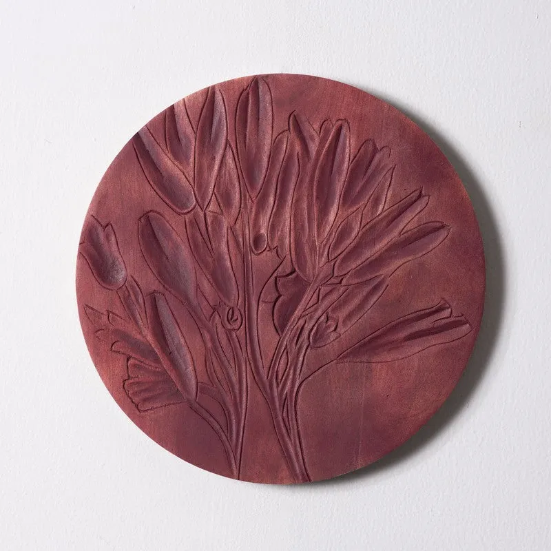Botanical Rhapsody Wooden Wall Plates - Set Of Four media 5