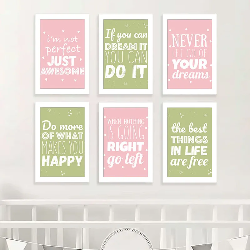 Sparkle Dream Wall Art - Set Of Six media 1