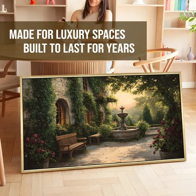 Garden Solace Canvas Wall Painting With Frame media 5