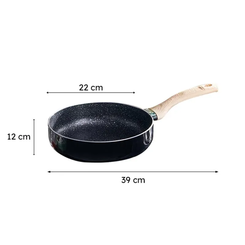 Bergner Induction Safe Frying Pan With Lid - 1800 ml/9 Inches media 9