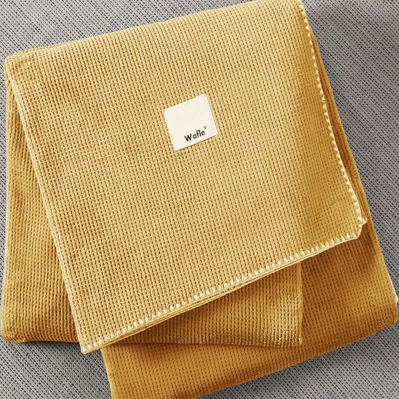 Idyllic Snigu Yellow Polyester Blanket media 6