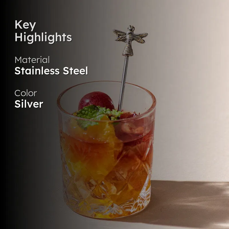Sip & Spear Stainless Steel Cocktail Pick - Silver media 2