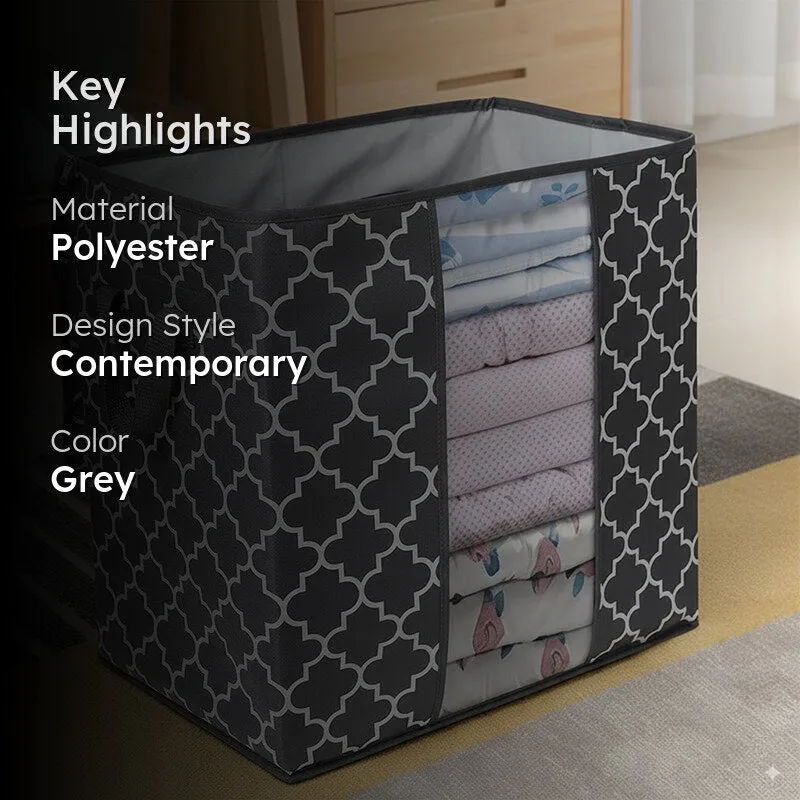 SpaceSaver Foldable Box (Grey) media 2
