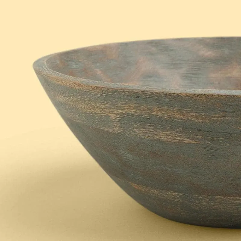Basic Wooden Bowl Manali Grey media 3