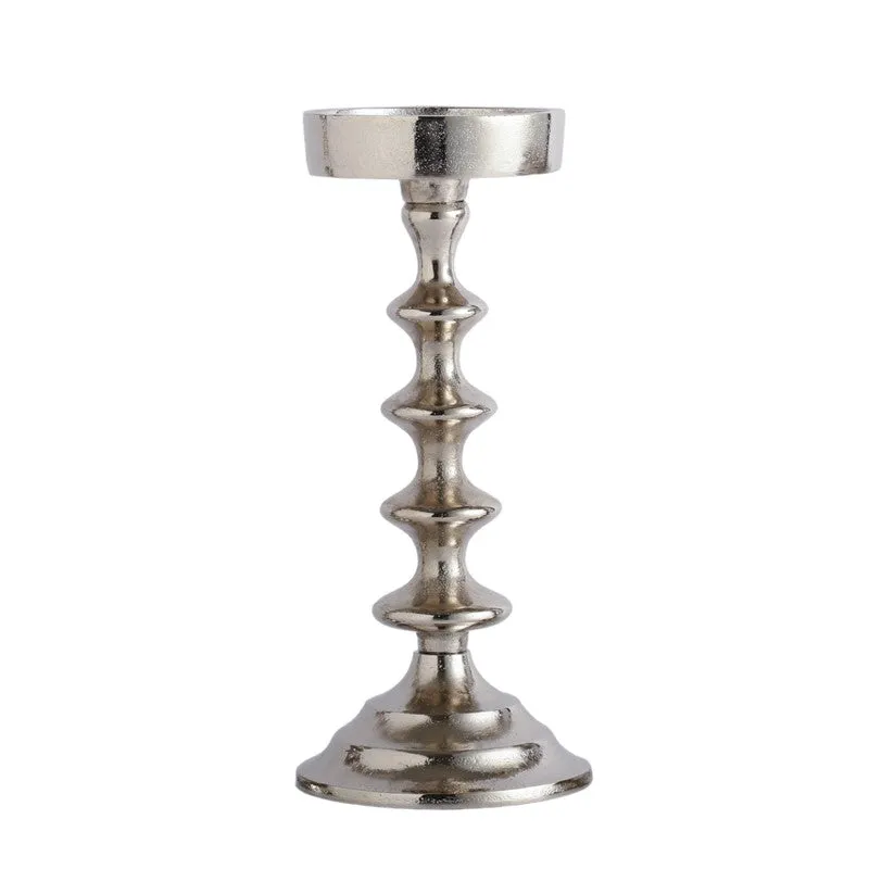 Classic Column Candle Holder -Silver media 4