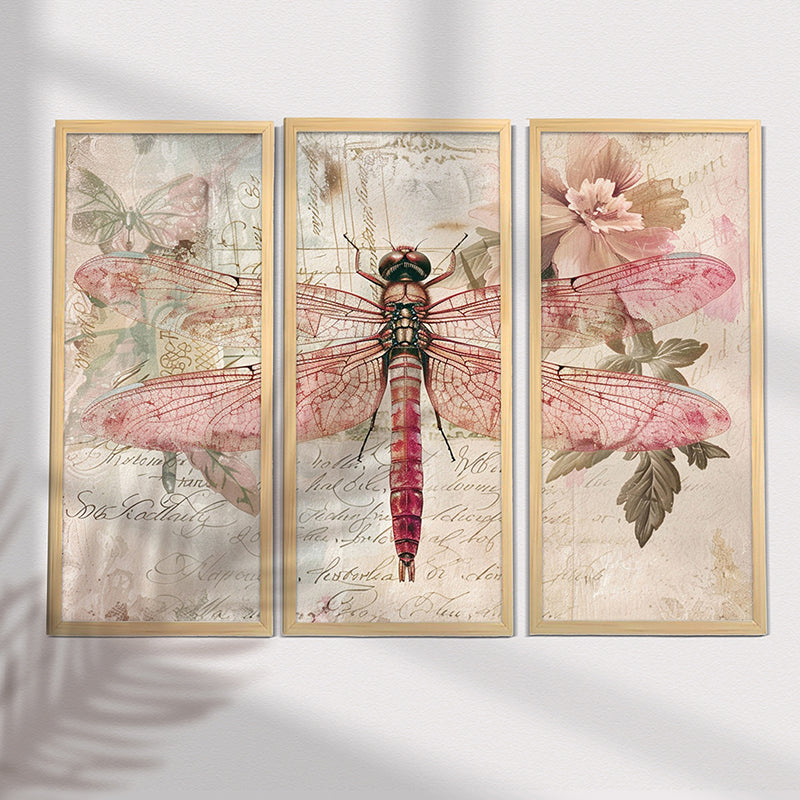 Dragon Fly Splits Wall Art - Set Of Three media 5