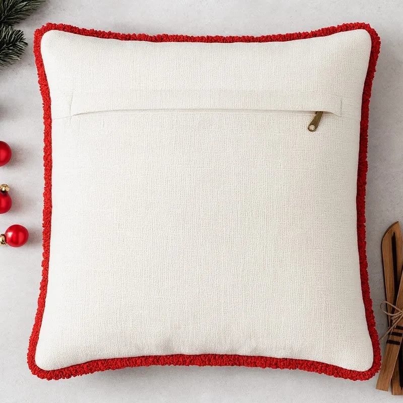 Frosted Pine Ruby Christmas Cushion Cover media 4